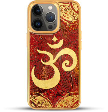 iPhone 13 Pro - Oriental Gold OM Mantra