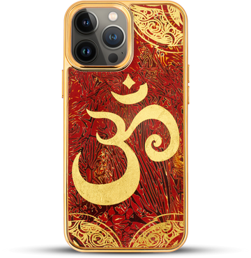 iPhone 13 Pro Max - Oriental Gold OM Mantra