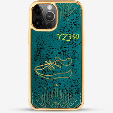 24k Gold Custom iPhone Case - Sneaker YZ350