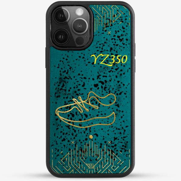 24k Gold Custom iPhone Case - Sneaker YZ350