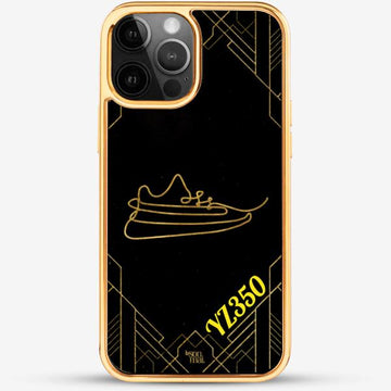 24k Gold Custom iPhone Case - Sneaker YZ350