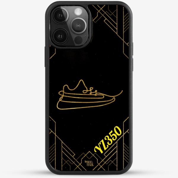 24k Gold Custom iPhone Case - Sneaker YZ350