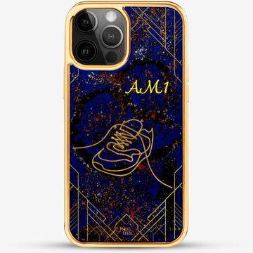 24k Gold Custom iPhone Case - Sneaker AM1