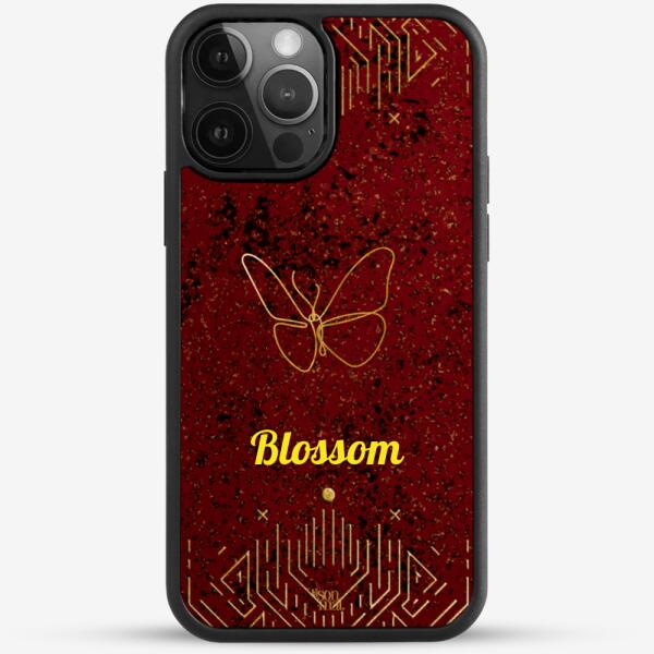 24k Gold Custom iPhone Case - Love Season Butterfly