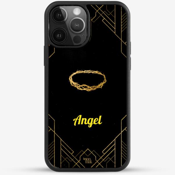 24k Gold Custom iPhone Case - Silent Night with Crown