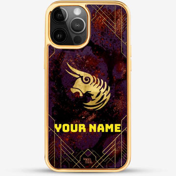 24k Gold Custom iPhone Case - Taurus Zodiac Sign