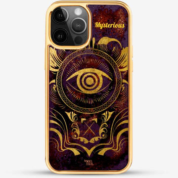 24k Gold Custom iPhone Case - Eyes 2