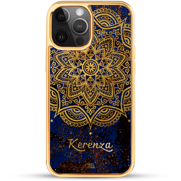 24k Gold Custom iPhone Case - Mandala 2