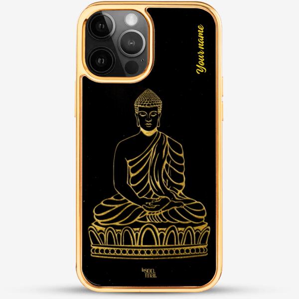 24k Gold Custom iPhone Case - Buddha 3