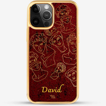 24k Gold Custom iPhone Case - David 2