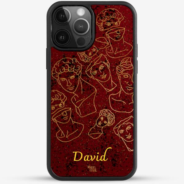 24k Gold Custom iPhone Case - David 2