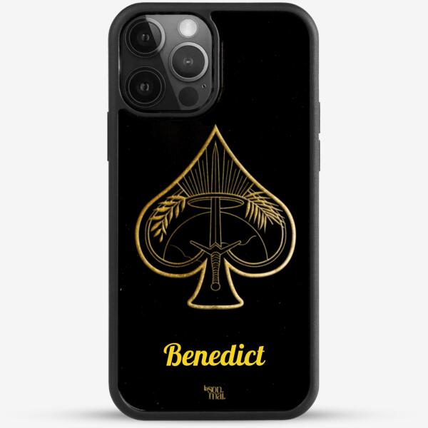 24k Gold Custom iPhone Case - Ace