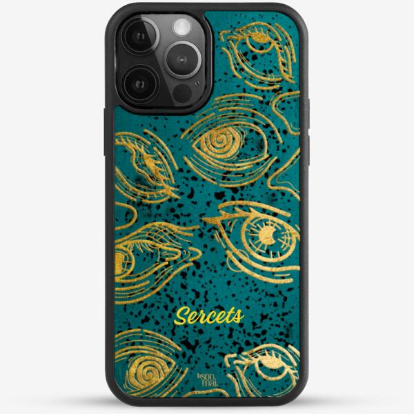 24k Gold Custom iPhone Case - Eyes