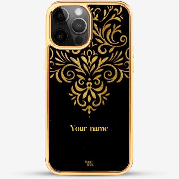 24k Gold Custom iPhone Case - Ornament 2