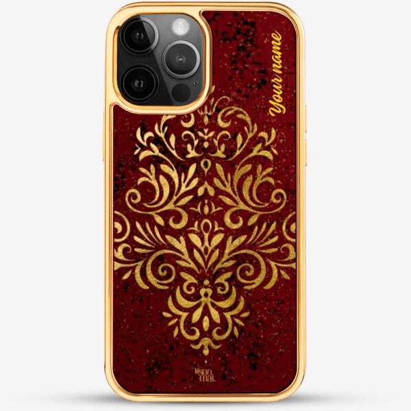 24k Gold Custom iPhone Case - Ornament 3