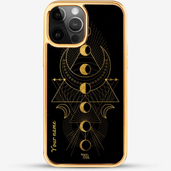 24k Gold Custom iPhone Case - Planet 2