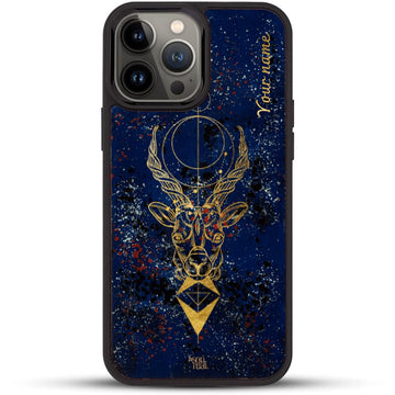 24k Gold Custom iPhone Case - Capricorn