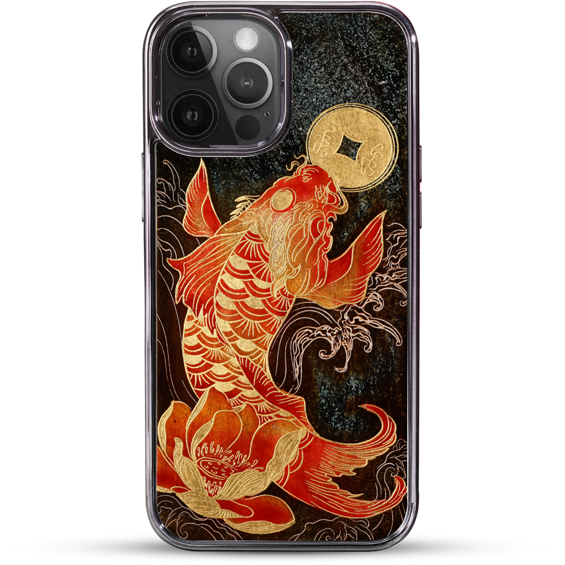 iPhone Case - Soaring Floral Carp