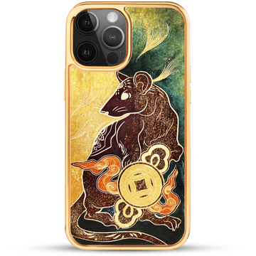 iPhone Case - Prosperity Golden Rat