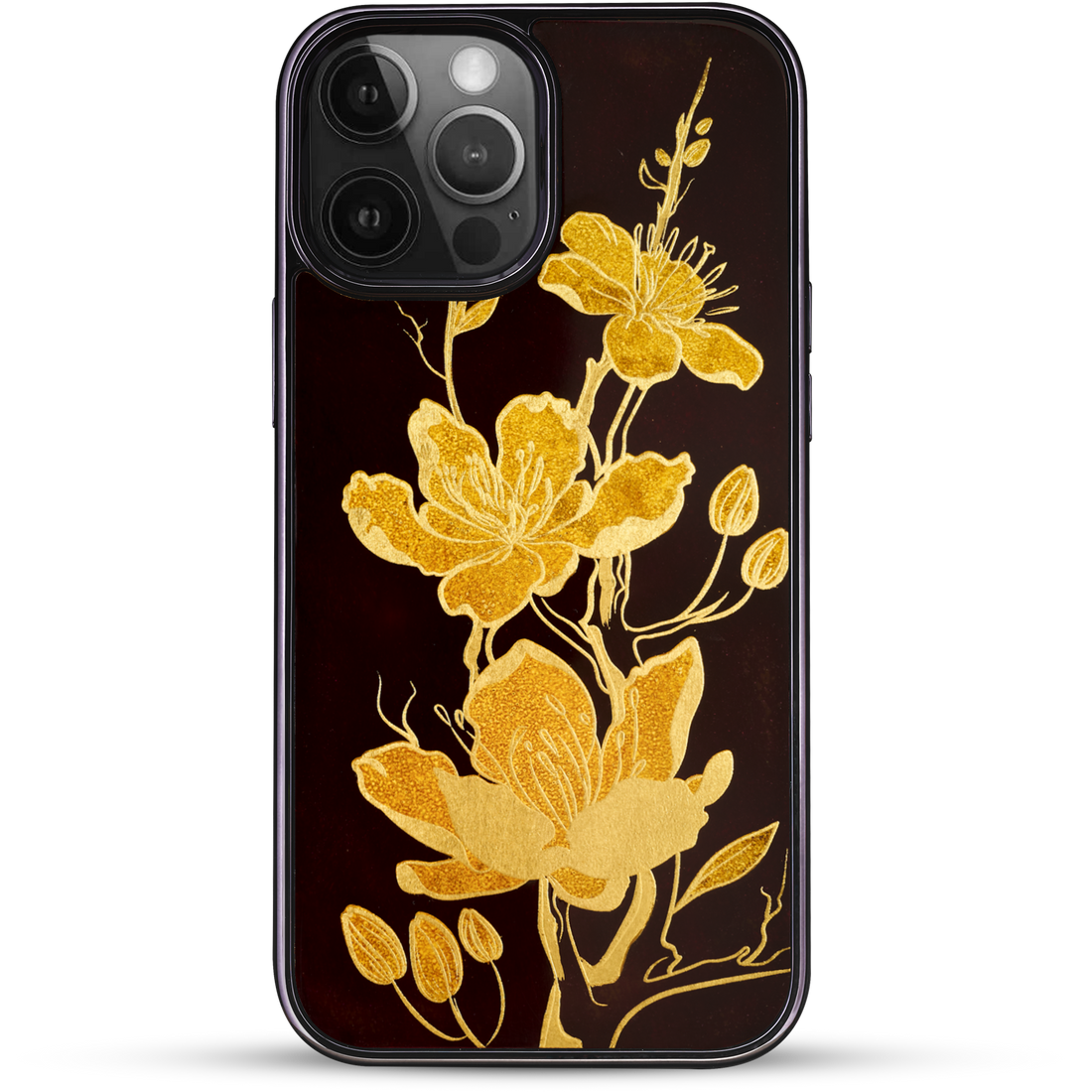 iPhone Case - Golden Apricot Blossom