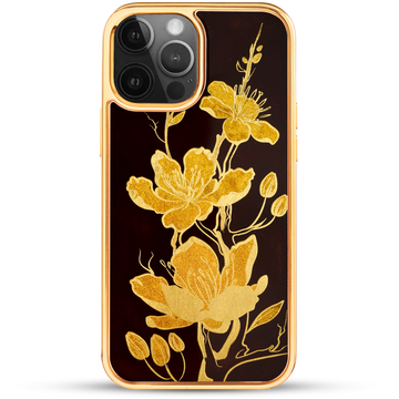 iPhone Case - Golden Apricot Blossom