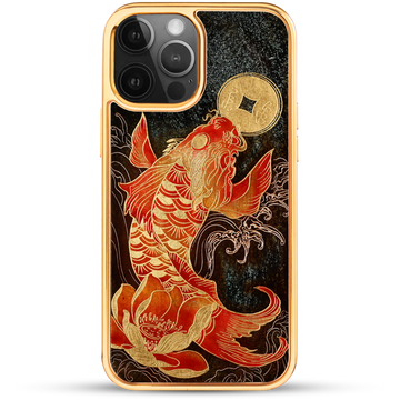 iPhone Case - Soaring Floral Carp