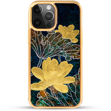 iPhone Case - Golden Lotus In Jade Well