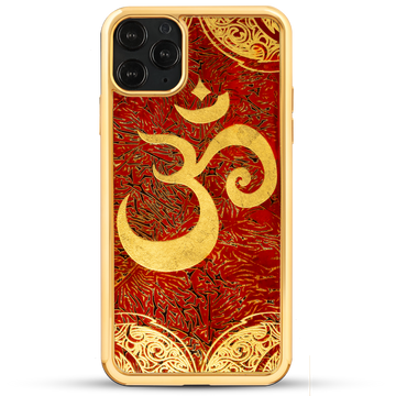 Oriental Gold Om Mantra - iPhone 11 Series & Earlier